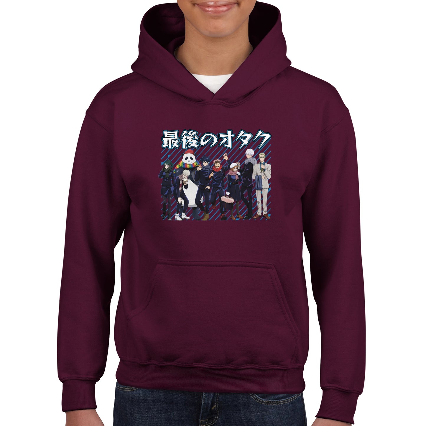 JJK Full Squad Kids Hoodie