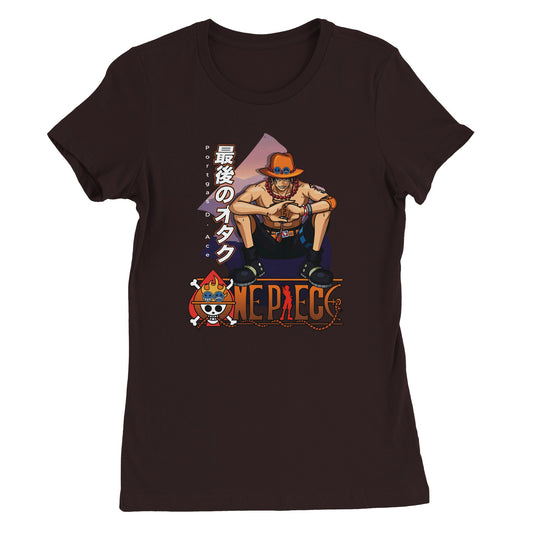Portgas D. Ace Womens Tee | The Last Otakus
