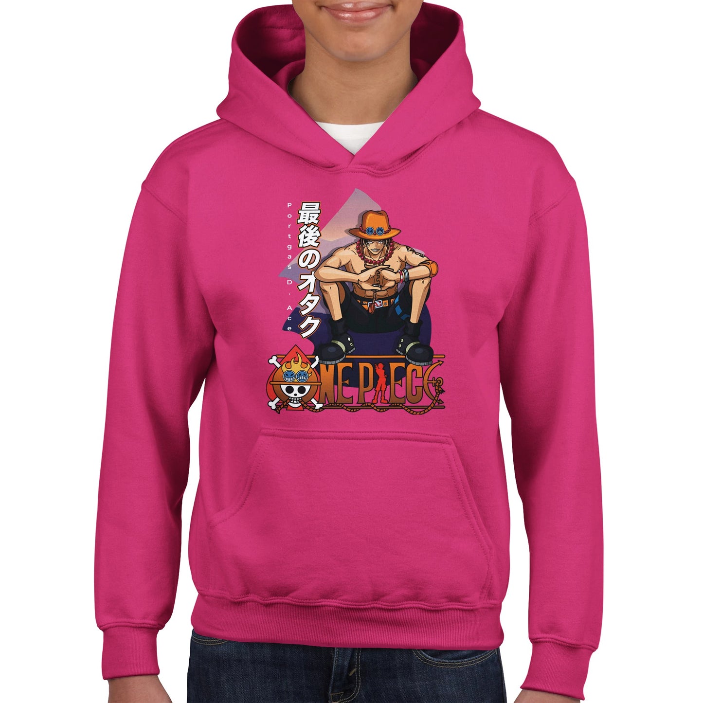 Portgas D. Ace Kids Hoodie