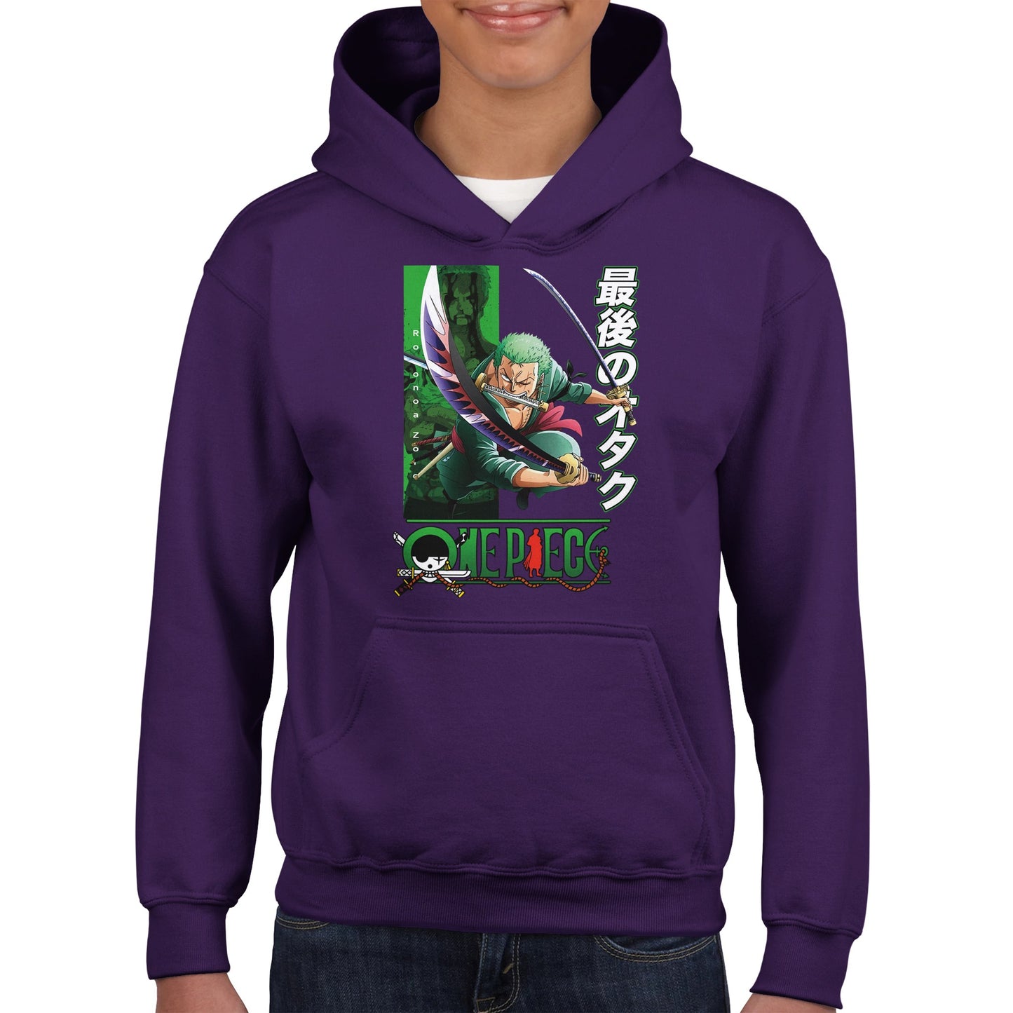 Roronoa Zoro Kids Hoodie