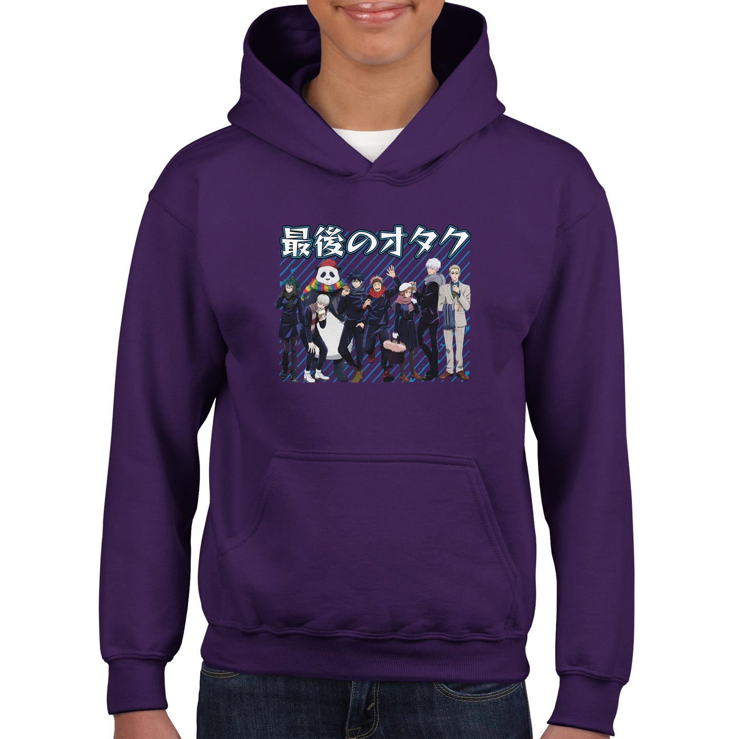 JJK Full Squad Kids Hoodie