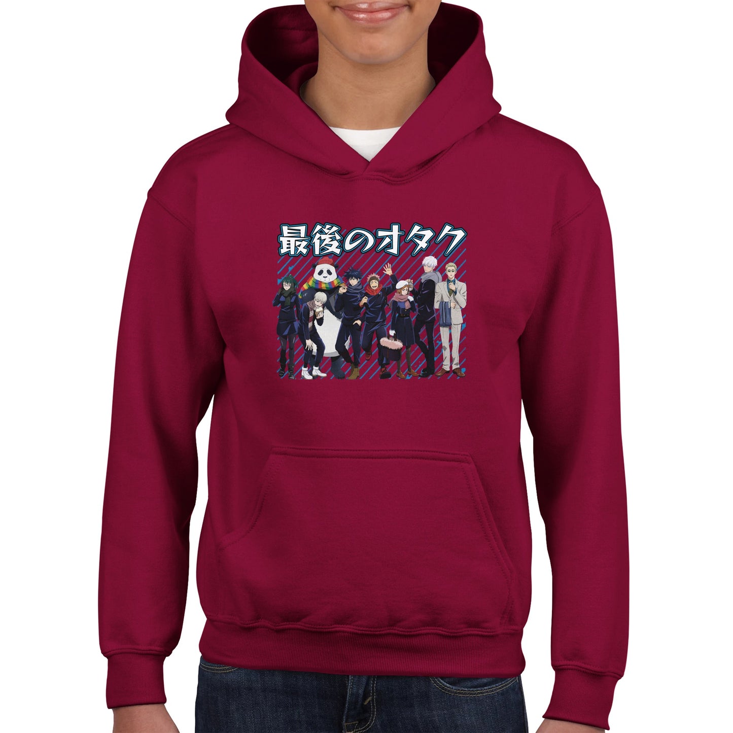 JJK Full Squad Kids Hoodie