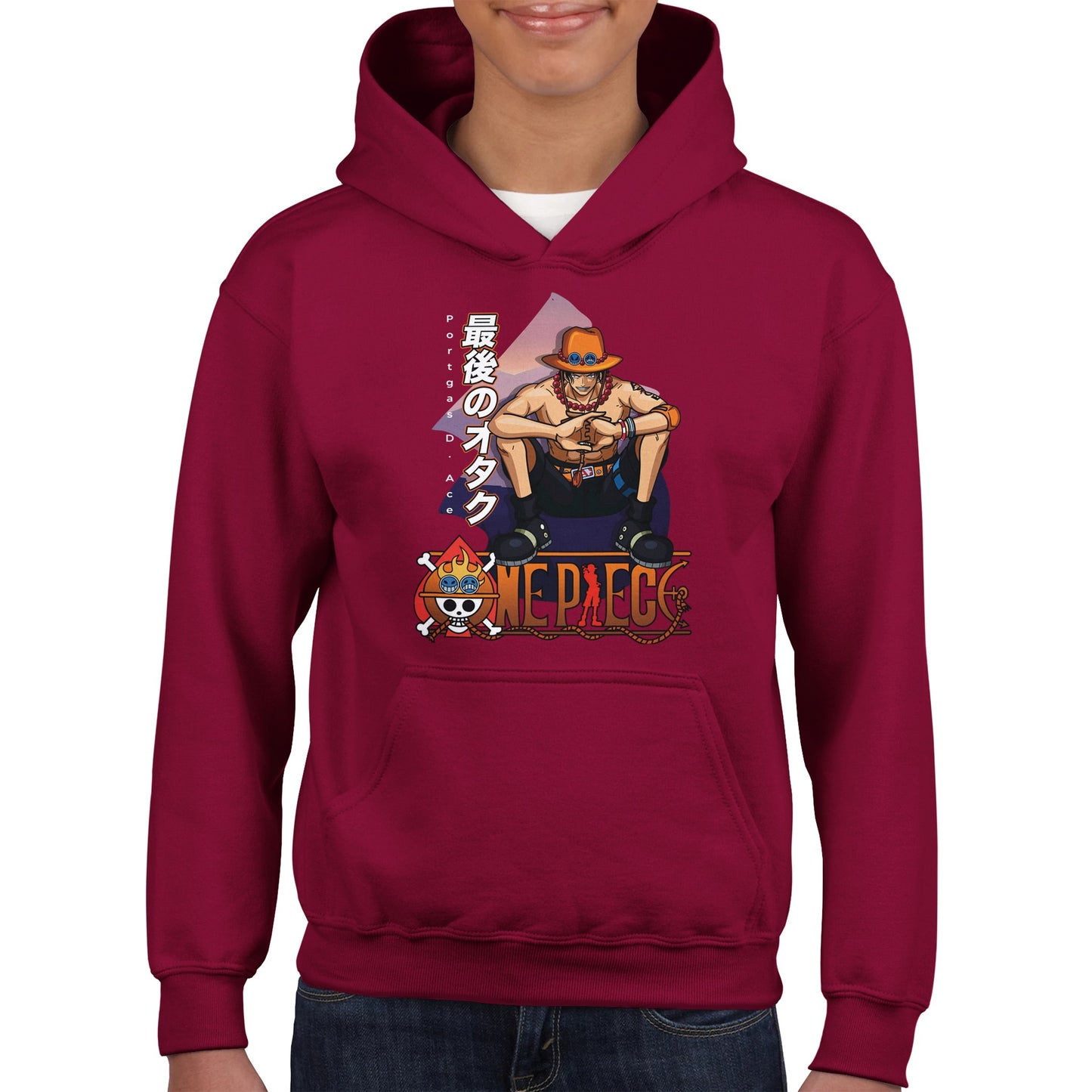 Portgas D. Ace Kids Hoodie