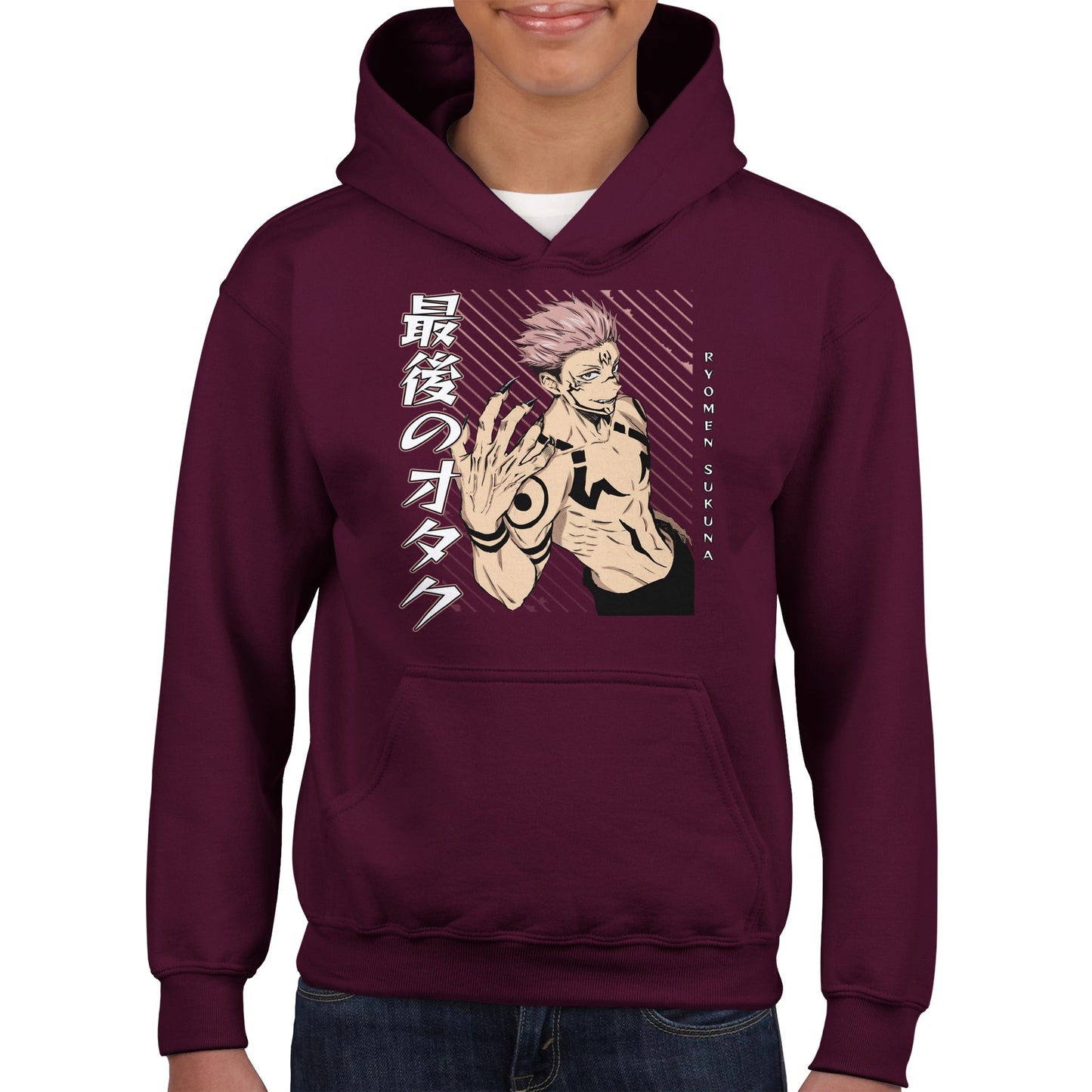 Sukuna Ryomen Kids Hoodie