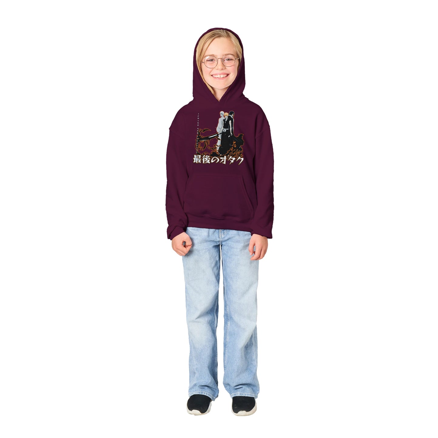Ichigo X Zangetsu Kids Hoodie