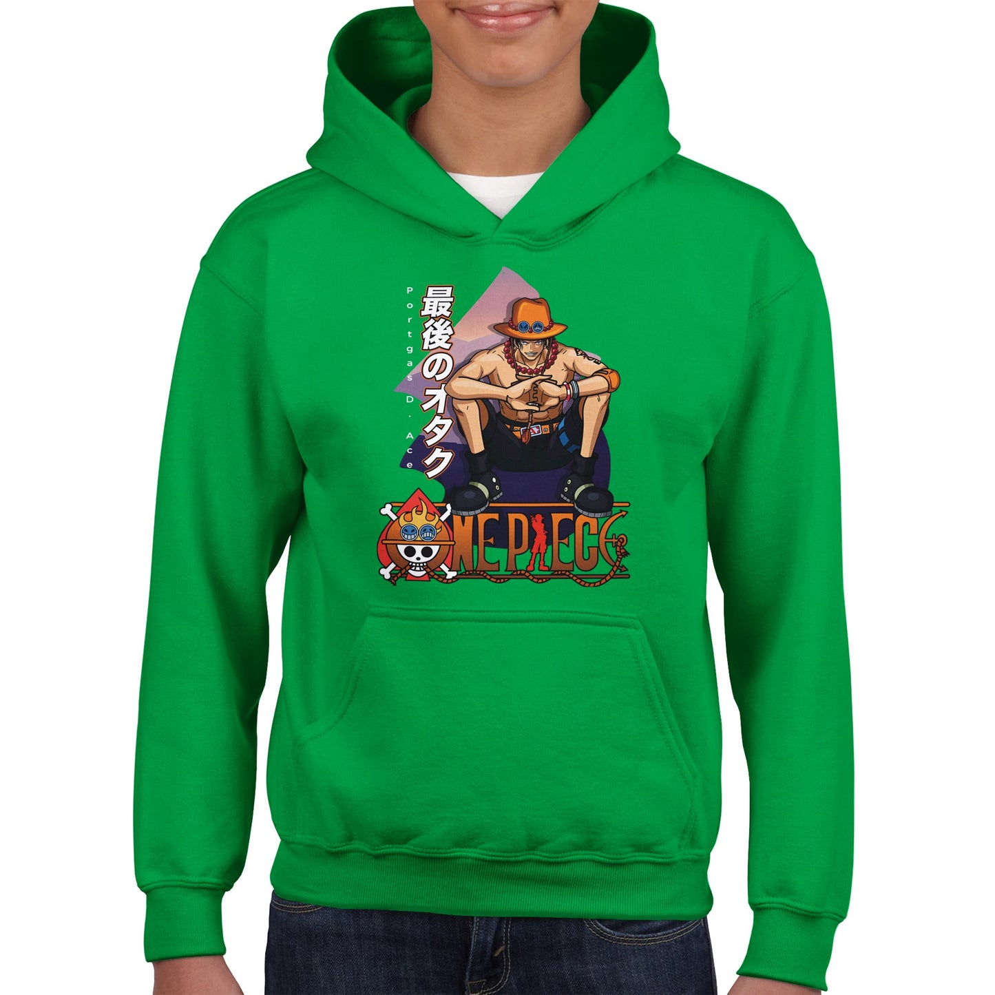 Portgas D. Ace Kids Hoodie