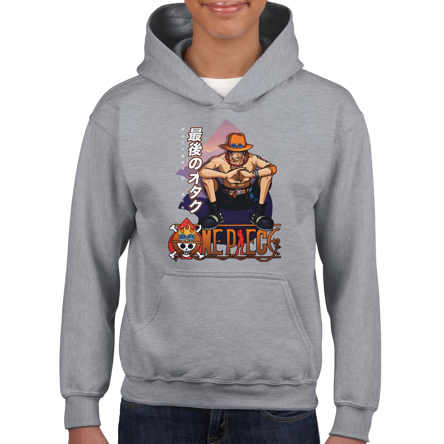 Portgas D. Ace Kids Hoodie