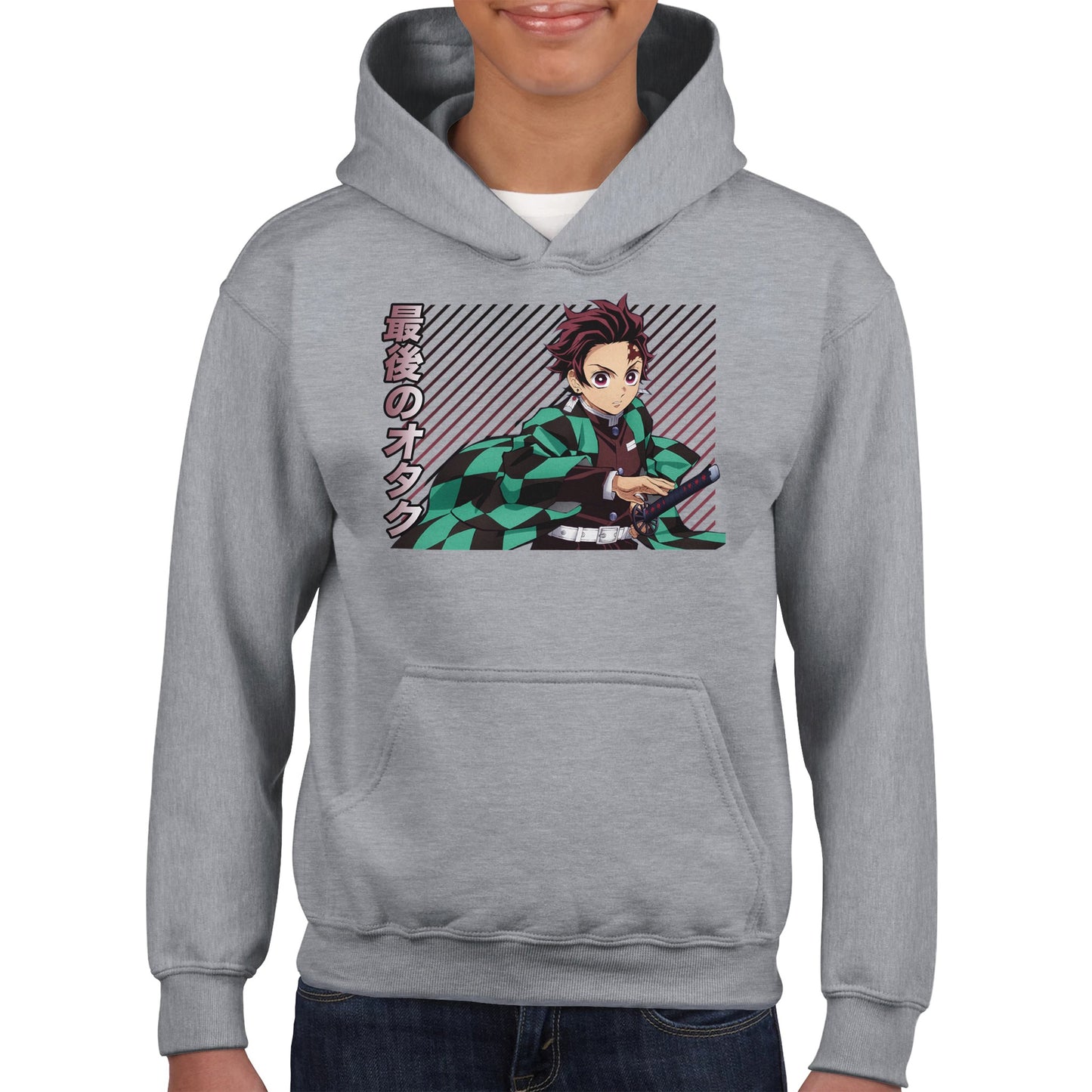 Tanjiro Kamado Kids Hoodie