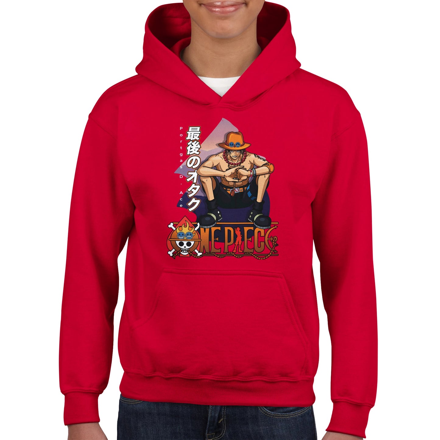 Portgas D. Ace Kids Hoodie